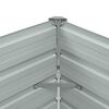 vidaXL Lit sur&eacute;lev&eacute; de jardin Acier galvanis&eacute; 100x40x45 cm Gris