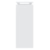 vidaXL Table console blanc 102x30x80 cm bois d'ing&eacute;nierie
