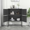 vidaXL Buffet haut Anthracite 80x35x100 cm Acier