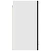 vidaXL Armoire suspendue "Lyon" Noir 80 x 31 x 60 cm Bois d'ing&eacute;nierie