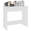 vidaXL Bureau Blanc 80x40x75 cm Bois d'ing&eacute;nierie