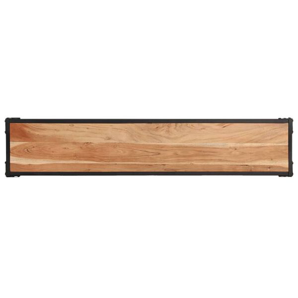 vidaXL Meuble TV 150x30x40 cm Bois d'acacia massif