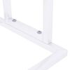 vidaXL Porte-serviettes sur pied Blanc 48x24x78,5 cm Fer