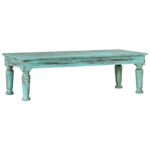 vidaXL Table basse 110x50x34 cm Bois de r&eacute;cup&eacute;ration massif