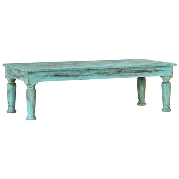 vidaXL Table basse 110x50x34 cm Bois de r&eacute;cup&eacute;ration massif