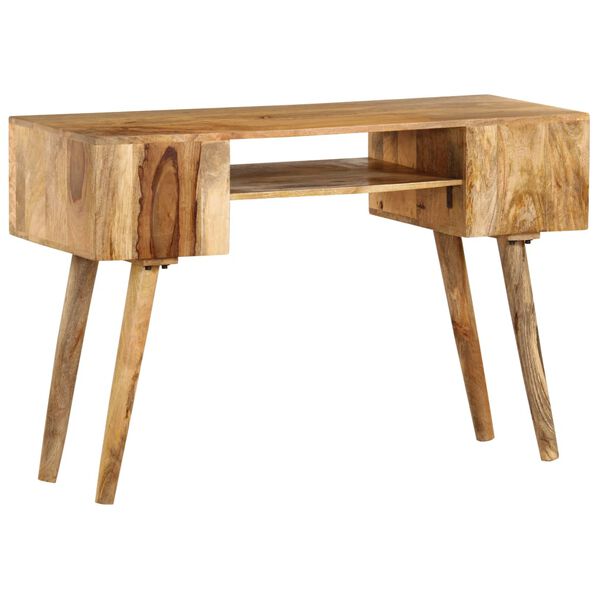 vidaXL Bureau Bois de manguier massif 115 x 47 x 76 cm