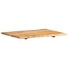 vidaXL Dessus de table Bois d'acacia massif 80x(50-60)x2,5 cm