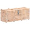vidaXL Coffre de rangement 90x40x40 cm bois d'acacia solide