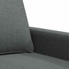 vidaXL Fauteuil Gris fonc&eacute; 60 cm Tissu