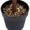vidaXL Plante de buis artificiel avec pot Forme de boule Vert 50 cm