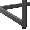 vidaXL Table console Anthracite 72x35x75 cm Acier
