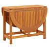 vidaXL Table de jardin 130x90x72 cm Bois d'acacia massif