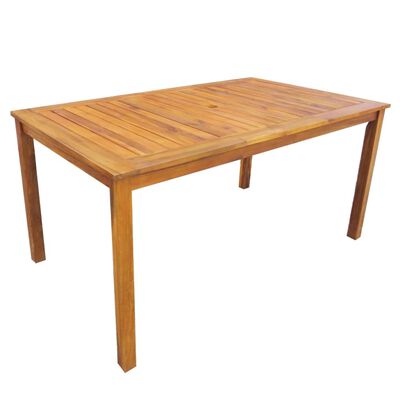 vidaXL Jeu de salle à manger d'extérieur 7 pcs Bois d'acacia solide