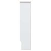 vidaXL Cache-radiateur Blanc 112x19x81,5 cm MDF