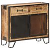 vidaXL Buffet 80x31x71 cm Bois de manguier massif brut