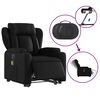 vidaXL Fauteuil inclinable de massage électrique noir similicuir