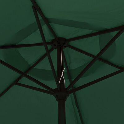 vidaXL Parasol Vert 200x224 cm Aluminium