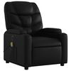 vidaXL Fauteuil inclinable de massage &eacute;lectrique noir similicuir
