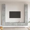 vidaXL Ensemble de meubles TV 6 pcs Gris b&eacute;ton Bois d'ing&eacute;nierie