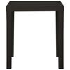 vidaXL Table de jardin Anthracite 79x65x72 cm Plastique