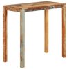 vidaXL Table de bar 112x55x108 cm Bois massif de récupération