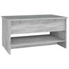 vidaXL Table basse Sonoma gris 80x50x40 cm Bois d'ingénierie