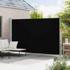vidaXL Auvent lat&eacute;ral r&eacute;tractable de patio 220x500 cm Noir