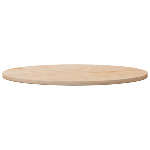 vidaXL Dessus de table &Oslash;90x2,5 cm Bois de pin massif