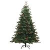vidaXL Sapin de No&euml;l artificiel articul&eacute; avec 300 LED 210 cm