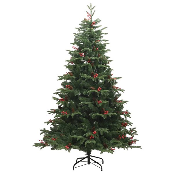 vidaXL Sapin de No&euml;l artificiel articul&eacute; avec 300 LED 210 cm