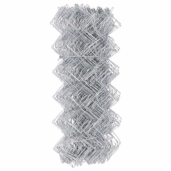 vidaXL Clôture en treillis métallique Argent 25 x 0.6 m