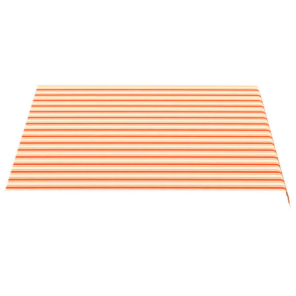 vidaXL Tissu de remplacement pour auvent Jaune et orange 3x2,5 m