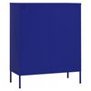 vidaXL Armoire de rangement Bleu marine 80x35x101,5 cm Acier