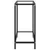 vidaXL Table console Transparent 60x35x75 cm Verre trempé