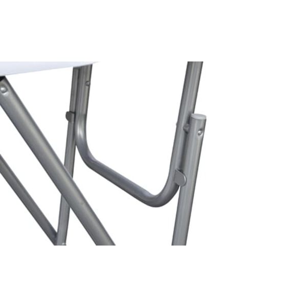 vidaXL Table de bar 4 pcs avec dessus de table en MDF Blanc