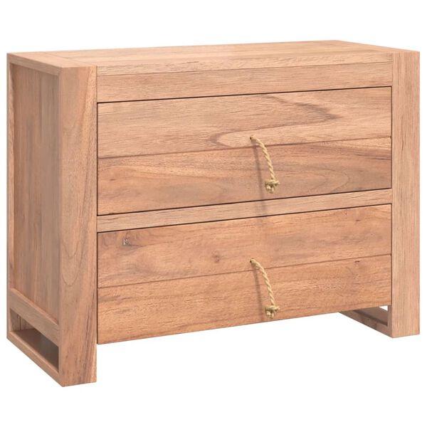 vidaXL Buffet 80x35x60 cm Bois de teck massif