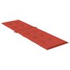 vidaXL Coussin de chaise longue rouge m&eacute;lang&eacute; (75+105) x 50 x 4 cm tissu
