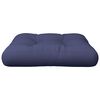 vidaXL Coussin de palette bleu marine 58x58x10 cm tissu oxford
