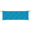 vidaXL Coussin de banc de jardin bleu clair 150x50x7 cm tissu oxford
