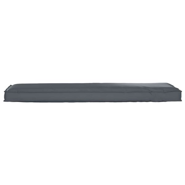 vidaXL Coussin Anthracite 140 x 40 x 8 cm Tissu Oxford