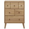 vidaXL Commode 56x30x80 cm Bois massif de teck