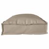 vidaXL Coussin Taupe 100 x 40 x 8 cm Tissu Oxford
