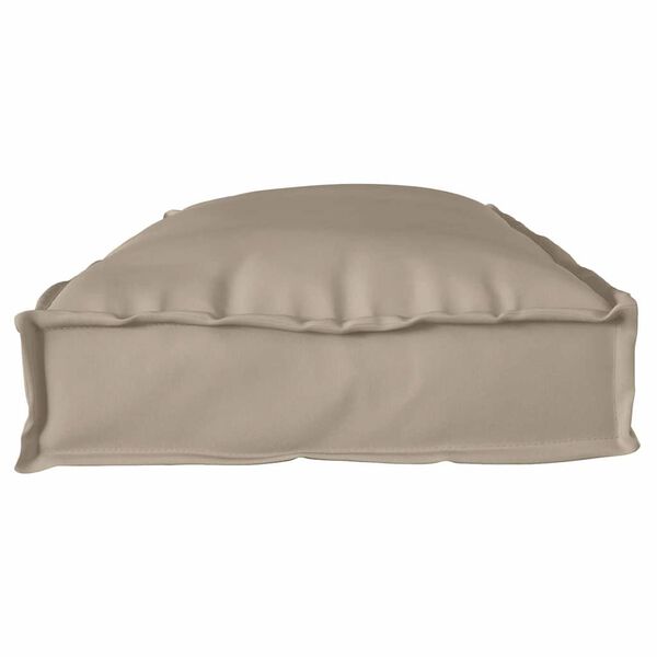 vidaXL Coussin Taupe 100 x 40 x 8 cm Tissu Oxford