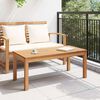 vidaXL Table de Jardin Naturel 95 x 45 x 40 cm Bois de teck solide