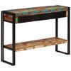 vidaXL Table console 110x30x76 cm Bois massif de récupération