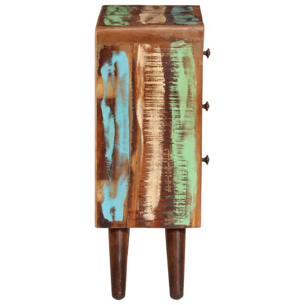 vidaXL Buffet 55x30x80 cm bois massif de r&eacute;cup&eacute;ration