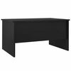 vidaXL Table basse noir 80x50x42,5 cm bois d'ing&eacute;nierie