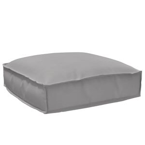 vidaXL Coussin Gris 50 x 50 x 12 cm Tissu Oxford