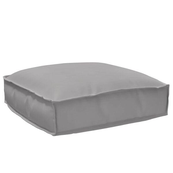 vidaXL Coussin Gris 50 x 50 x 12 cm Tissu Oxford