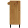 vidaXL Table de bar FLAM 92x45x110 cm bois massif Pin